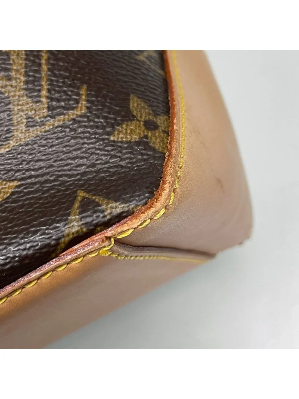 Louis Vuitton Cabas Piano Shoulder Bag Tote Monogram Brown